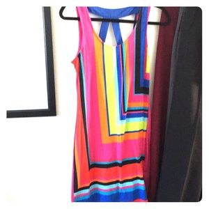 Bright colored cotton dress